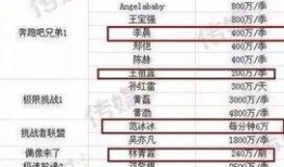 明星价格表,一窥娱乐圈明星出场费背后的秘密